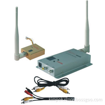 1.2GHz Video Transmitter and Receiver with 8 Channels, 700mW Transmitting Distance Up to 1,400m